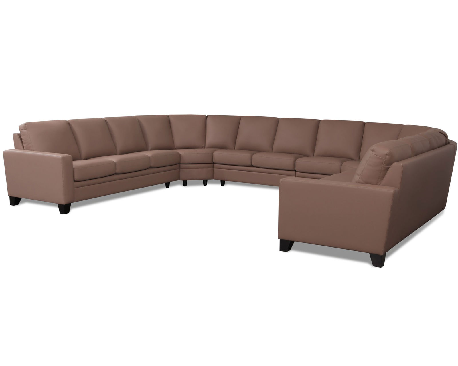 Creighton 77294 Sectional (+100 leathers) - Layout J: Six Piece Sectional  125" x 167" x 125"