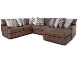 Asheville 934 Modular Sectional (Leather Look without the Leather Price)