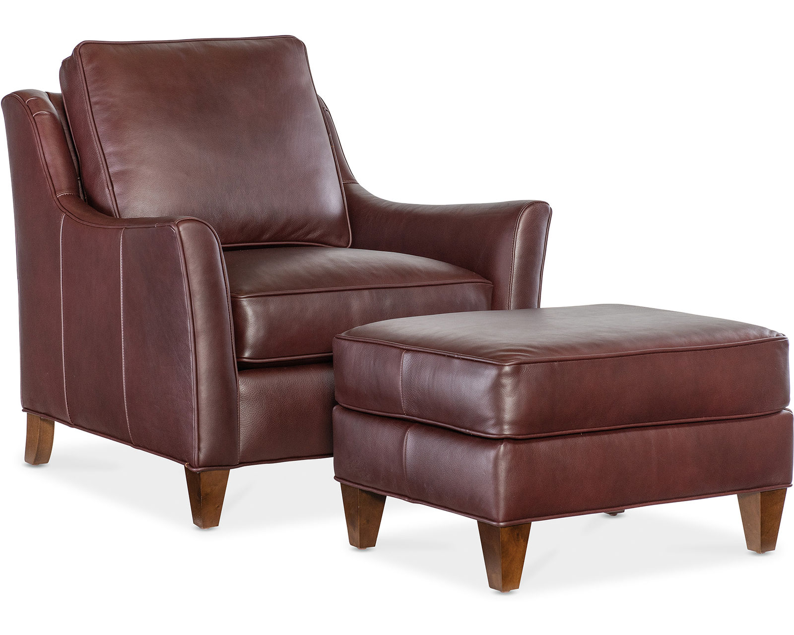 Bradington Young Tatum 626 Sofa (12 leathers) 8-Way Hand Tied - 	Tatum Stationary Chair