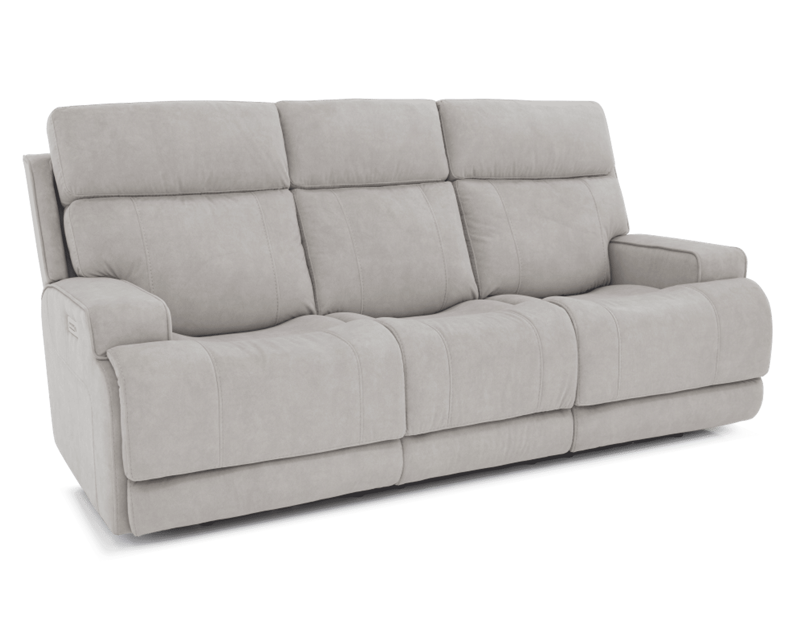 Ashbee 89" Zero Gravity Sofa w/Power Recline, Power Head Rests & 3" Footrest Extension (Dove) In stock