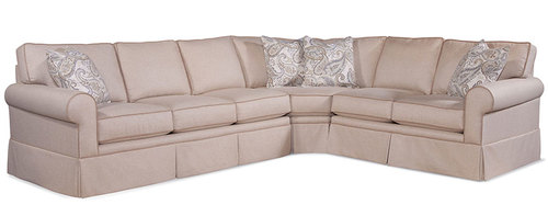 Layout A: Two Piece Left Facing Sleeper Sectional 117" x 94"