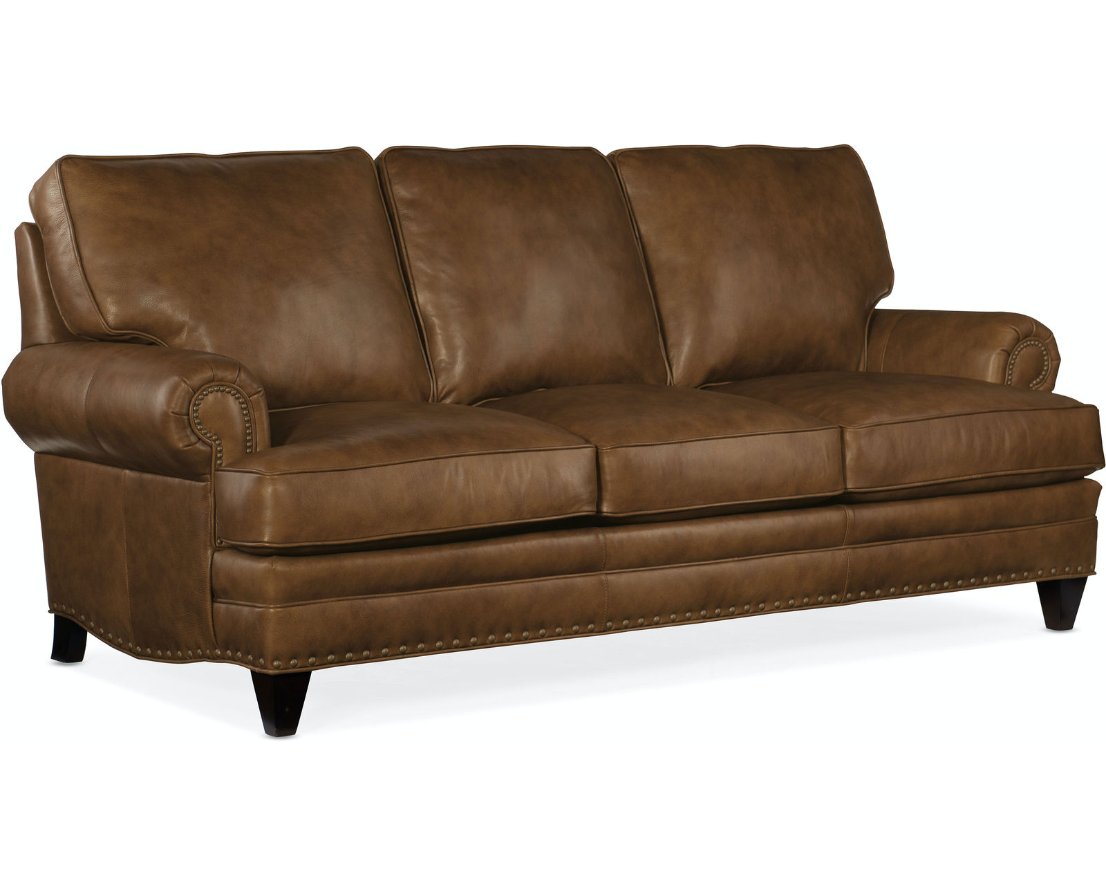 Bradington Young Carrado Stationary Sofa 8-Way Tie - Top Grain Leather - In Stock  - Carrado Stationary Sofa -  8-Way Tie - Top Grain Leather - In Stock