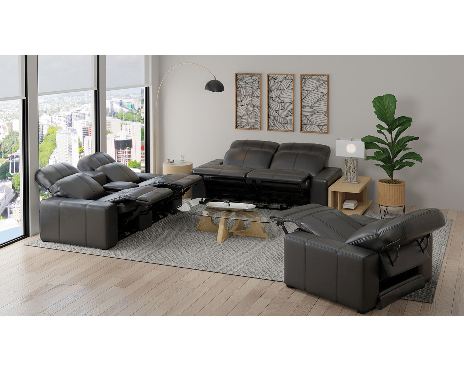Ferrara 93" Zero Gravity Wide Seat Power Reclining Sofa (Premium Italian Leather) 2 colors - The Comfort You Deserve. The Quality You Expect.