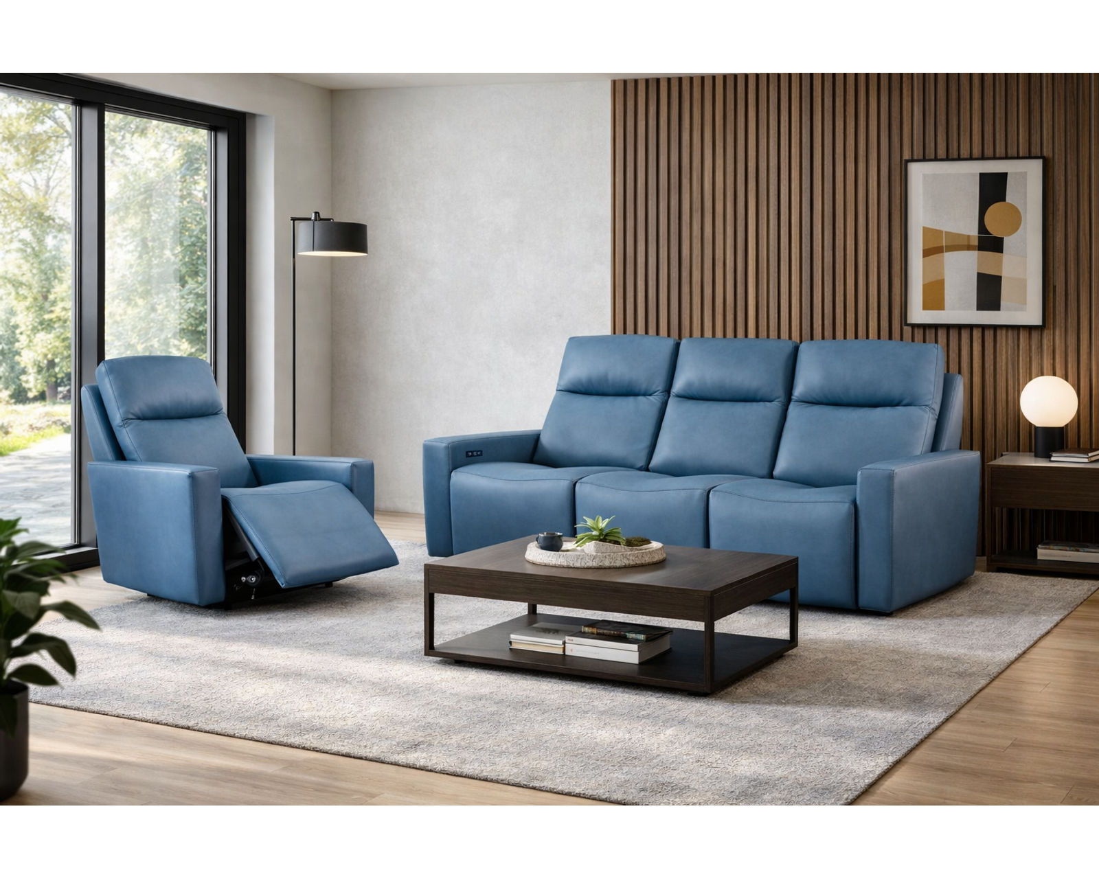  Ellie Reclining Sofa — Available in Standard & Wide Cushions, 140+ Leather Options, and 82", 85", or 114" Widths - Endless Custom Options. One Perfect Fit.