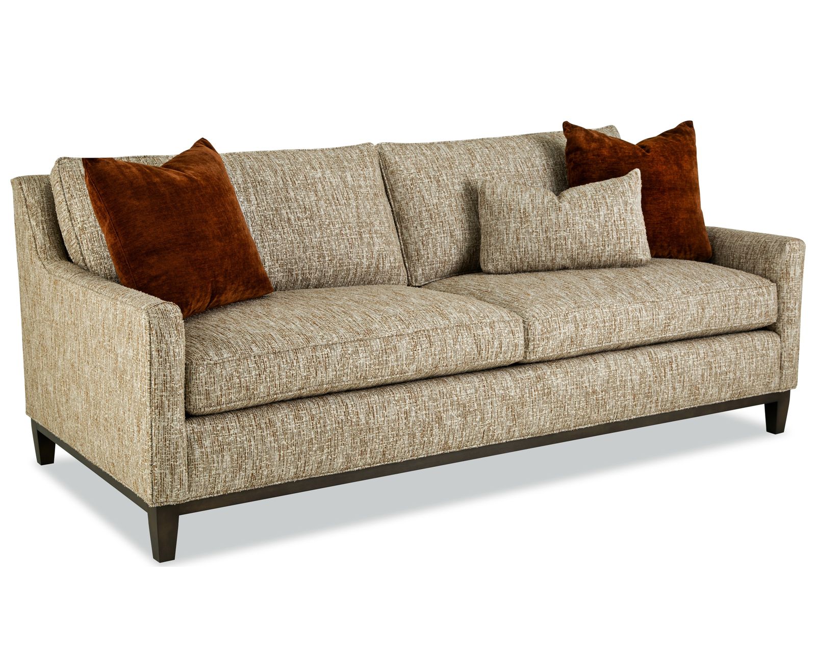 Axion 7513 Sofa (86") +100 performance fabrics - +100 performance fabrics and 10 custom wood finishes