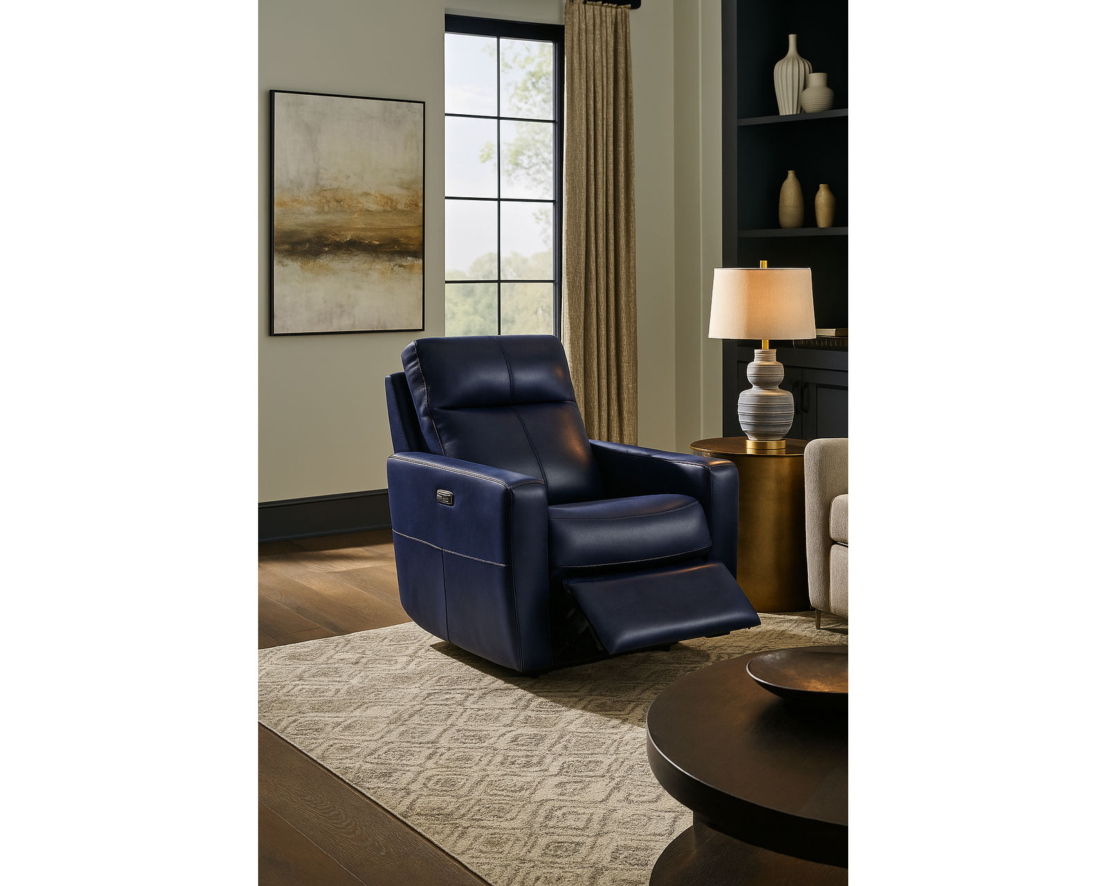 Cairo 40132 Power Headrest Power Reclining Sofa (+100 leathers) - Cairo Power Headrest Power Wallhugger Recliner