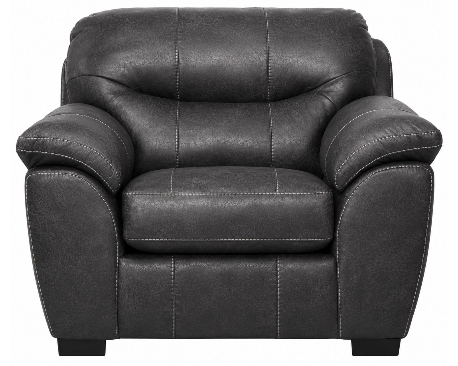 Grant 4453 Faux Leather Fabric 96" Sofa  - 2 colors