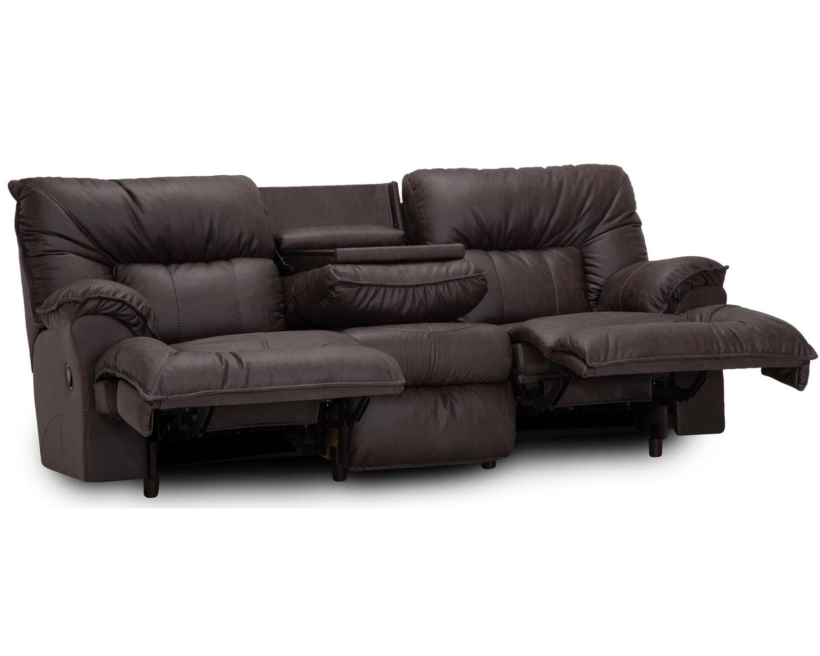 Henson 91" Reclining Sofa with Drop-Down Center Table (Casual Comfort. Everyday Convenience. Built for Real Life) - Comfort in Motion. Built to Last.