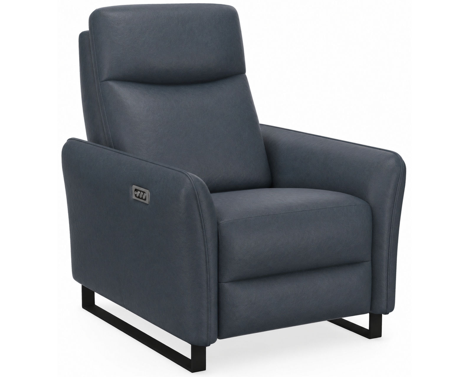 Flora Dual Power Reclining Sofa — Available in Standard & Wide Cushions, 140+ Leather Options, and 75", 80", or 107" Widths - Flora Power Headrest Power Recliner