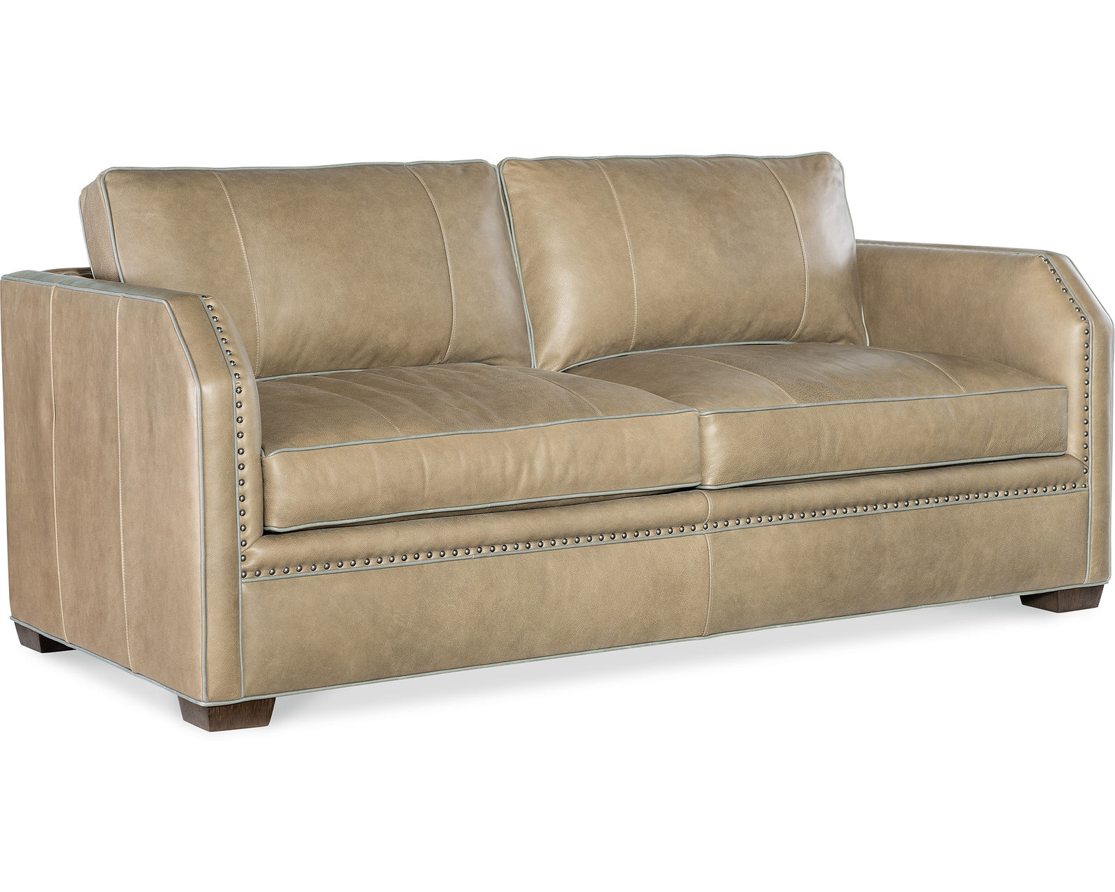 Bradington Young Sutton 641 Sofa (12 leathers) 8-Way Hand Tied - Sutton Stationary Sofa 8-Way Hand Tie