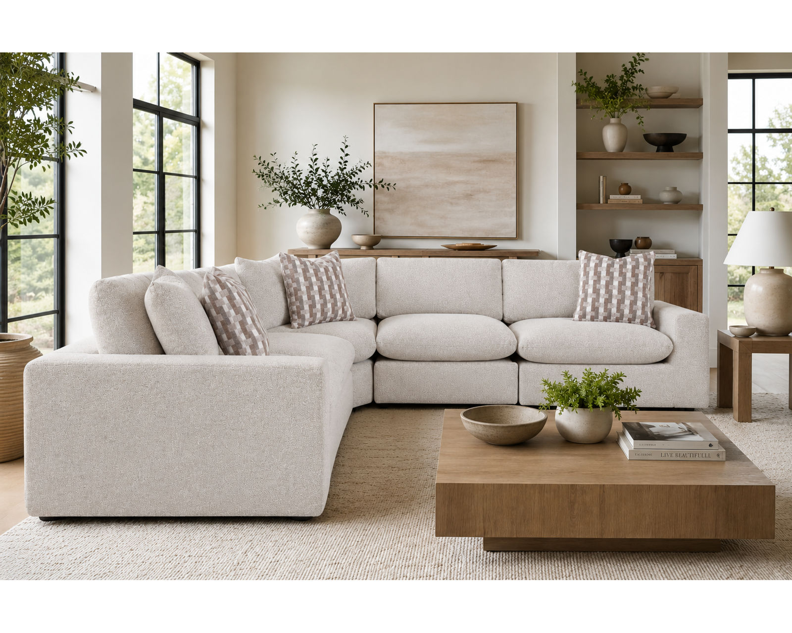 Marcella 972 Modular Sectional (Modern Comfort. Made to Move With You) - The Designer Look—Without the Designer Budget.