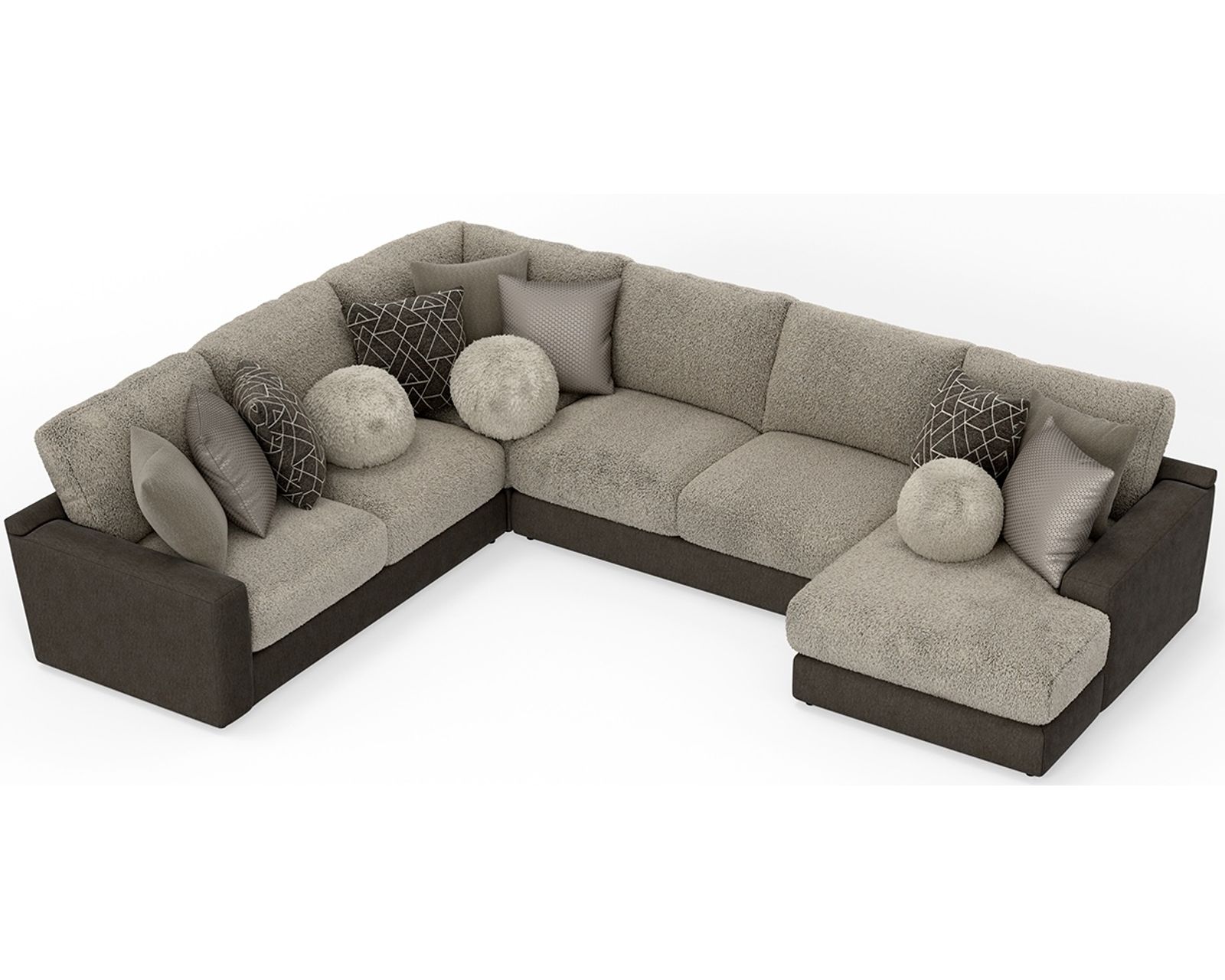 Canyon Modular Sectional (2 colors) includes pillows - Exceptional Comfort. Extraordinary Value.