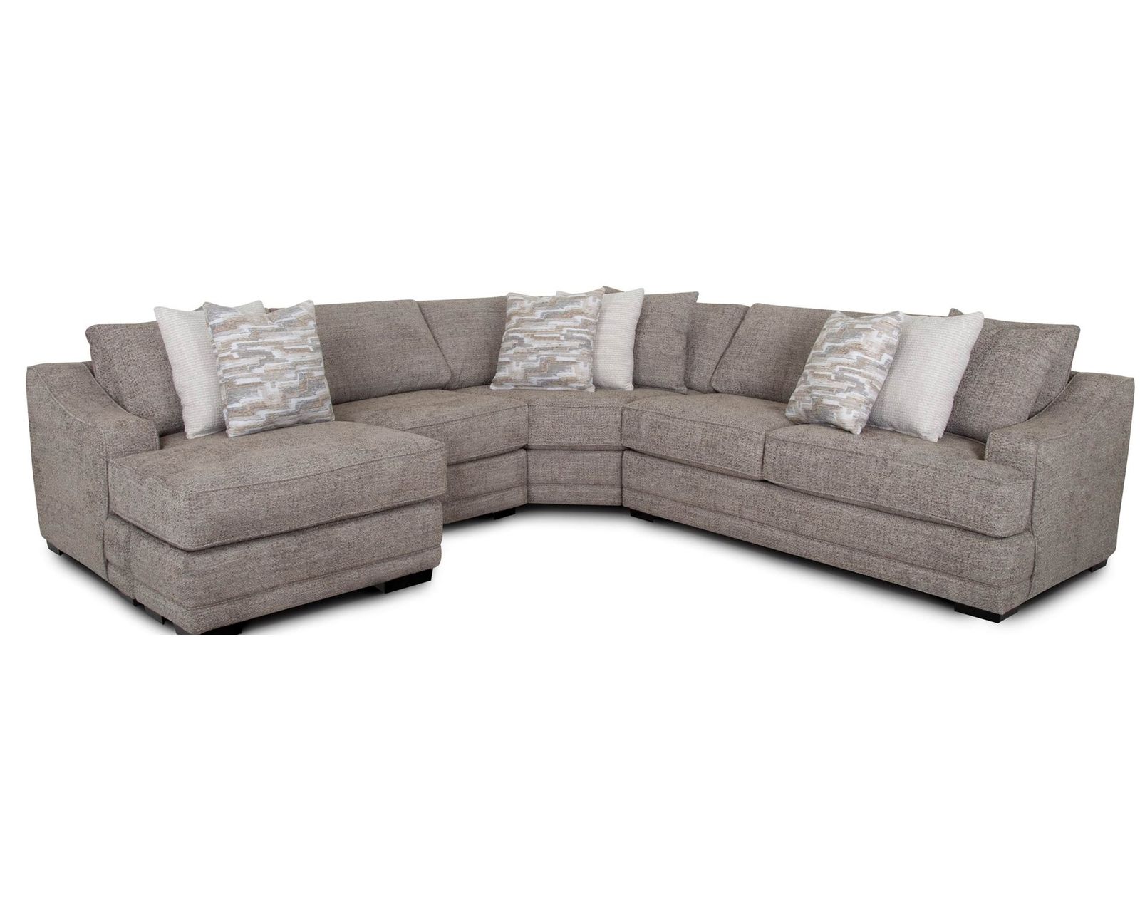 Florence 893 Modular Sectional (One Sectional. Two Chaise Options. Designed to Fit the Way You Live) - Layout C: Three Piece Sectional 62.5" x 137" x 137"