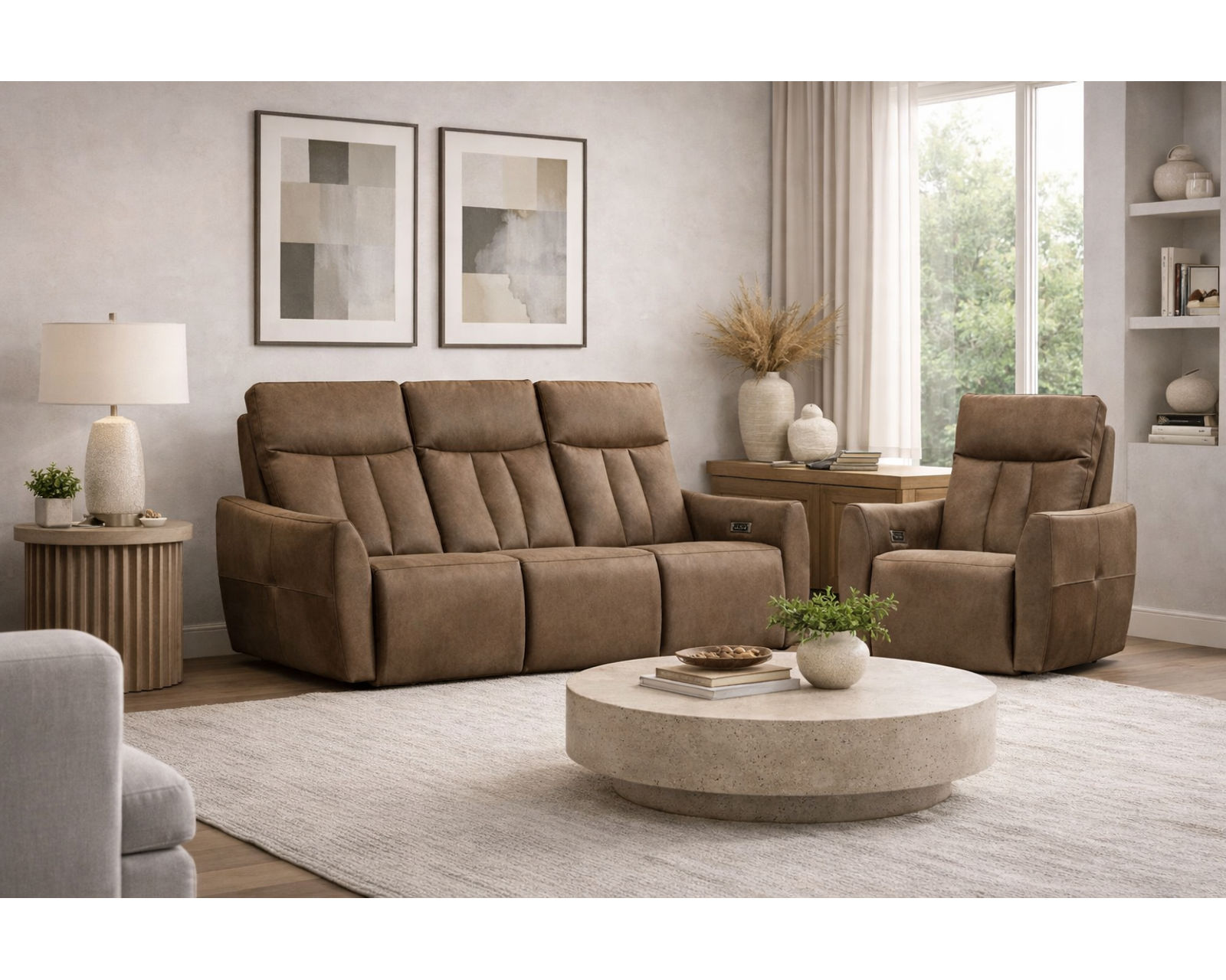 Laurel 75" Reclining Sofa (+140 leathers) - Your Style, Your Comfort, Your Price Point