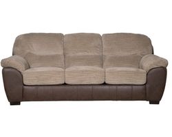 McMahon 96" Sofa with Drop Down Table (two tone polyester fabric)