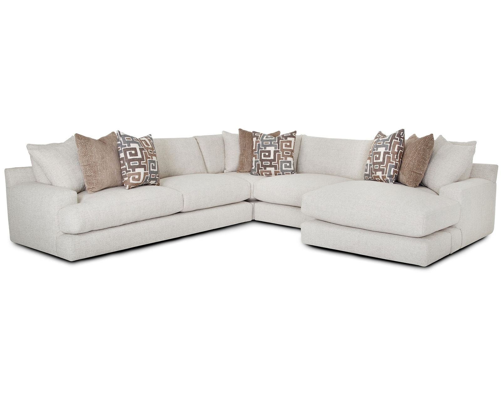 Jude 961 Modular Sectional (Oversized Comfort. Effortless Style) - A Designer Room. A Comfortable Price.