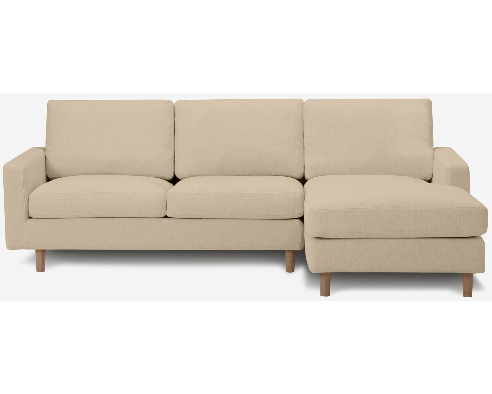 Oscar 77158 Sectional (93" wide - reversible) +50 fabrics - Layout A: Two Piece Sectional 93" x 58"
