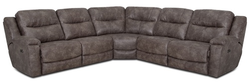 Layout A: Five Piece Sectional 128" x 128" (2 recliners)