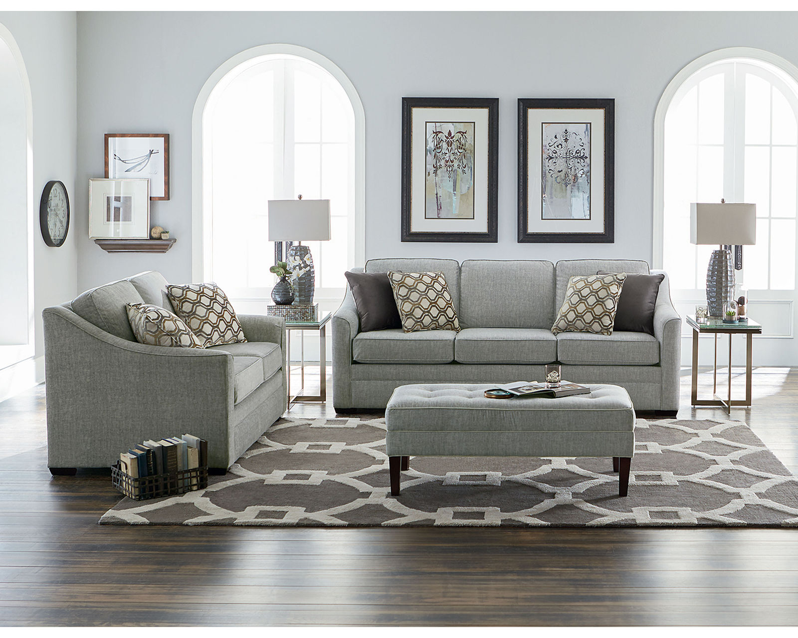 Thomas 89" Sofa  (+101 Standard and Performance Fabrics) - 100 Standard and Performance Fabrics