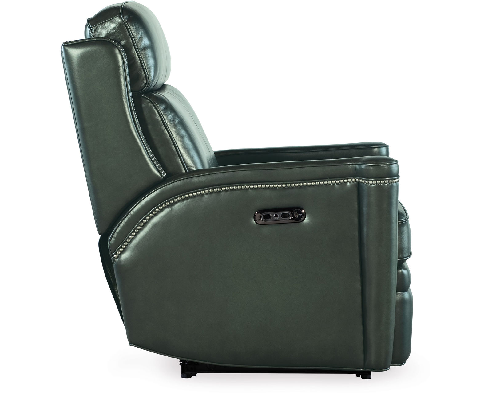 Hamilton Zero Gravity Power Headrest Power Reclining Sofa Green (In stock) - Hamilton Power Recliner with Power Headrest