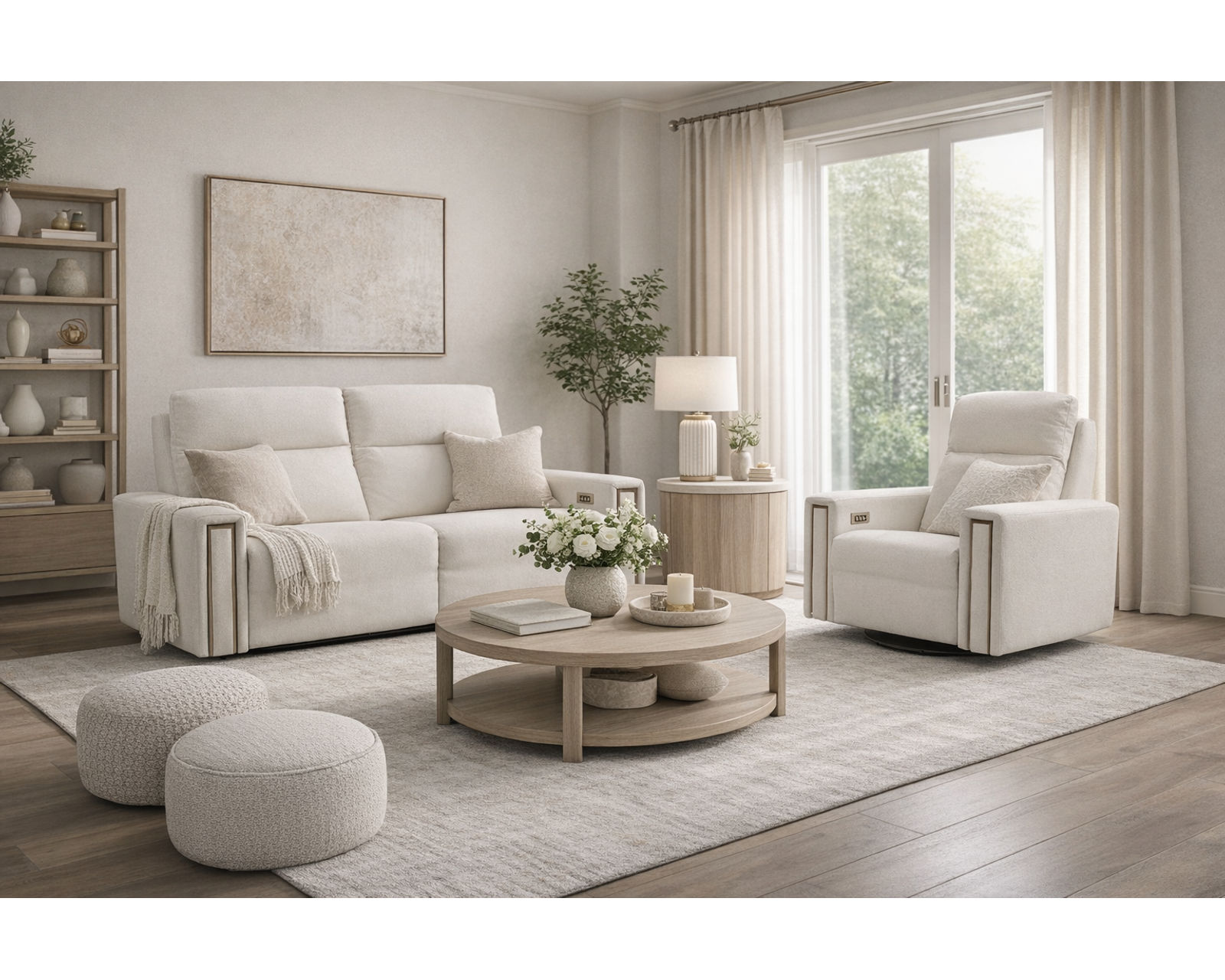Evelyn Reclining Sofa — Available in Standard & Wide Cushions, 140+ Leather Options, and 82", 84", or 114" Widths - Where Quality Materials Meet Everyday Value