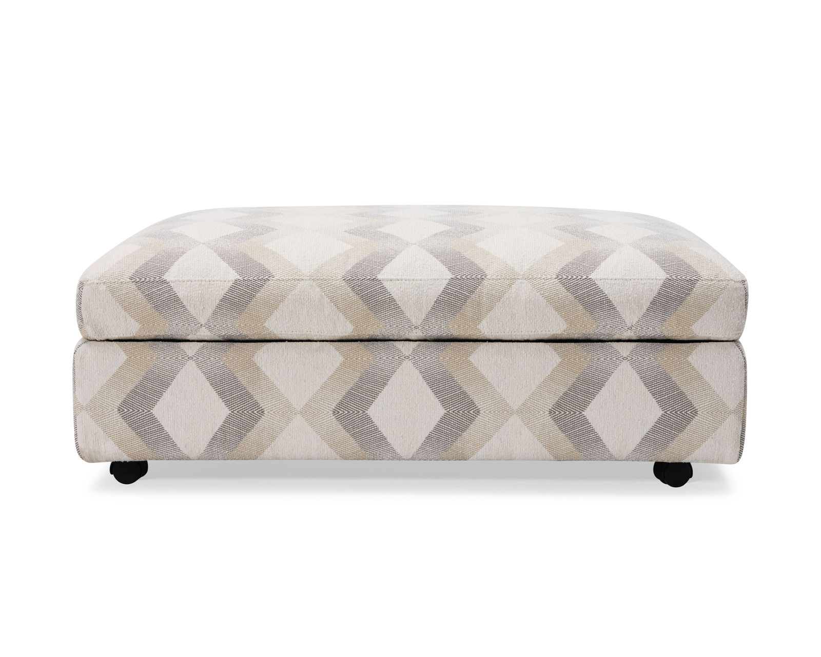 Madison 77658 Modern English Sectional (+60 fabrics) - Madison Storage Ottoman