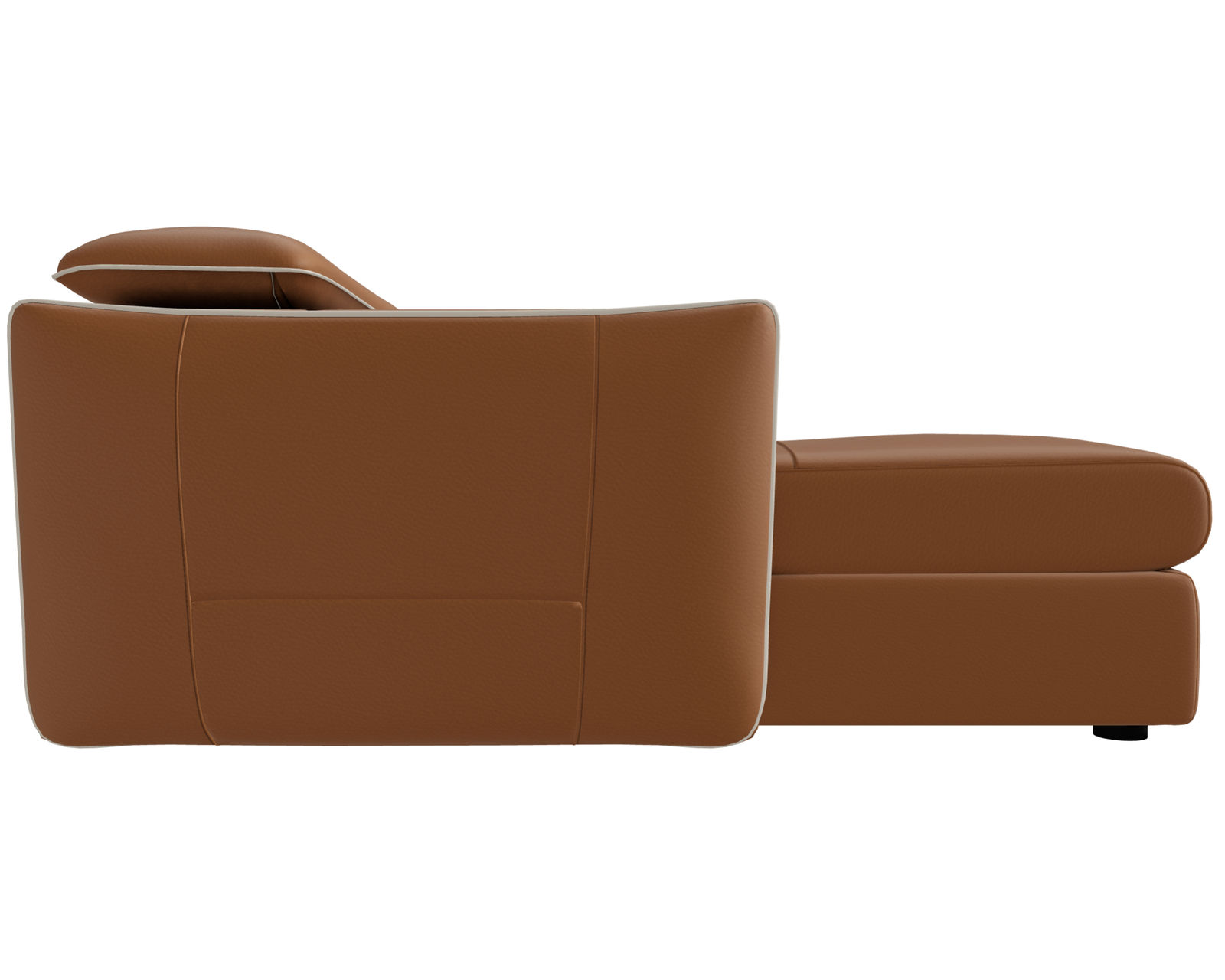 Meraviglia 108" Storage Chaise Sofa (+50 leathers) - Layout B: Meraviglia 108" Storage Chaise Sofa 67" x 108"