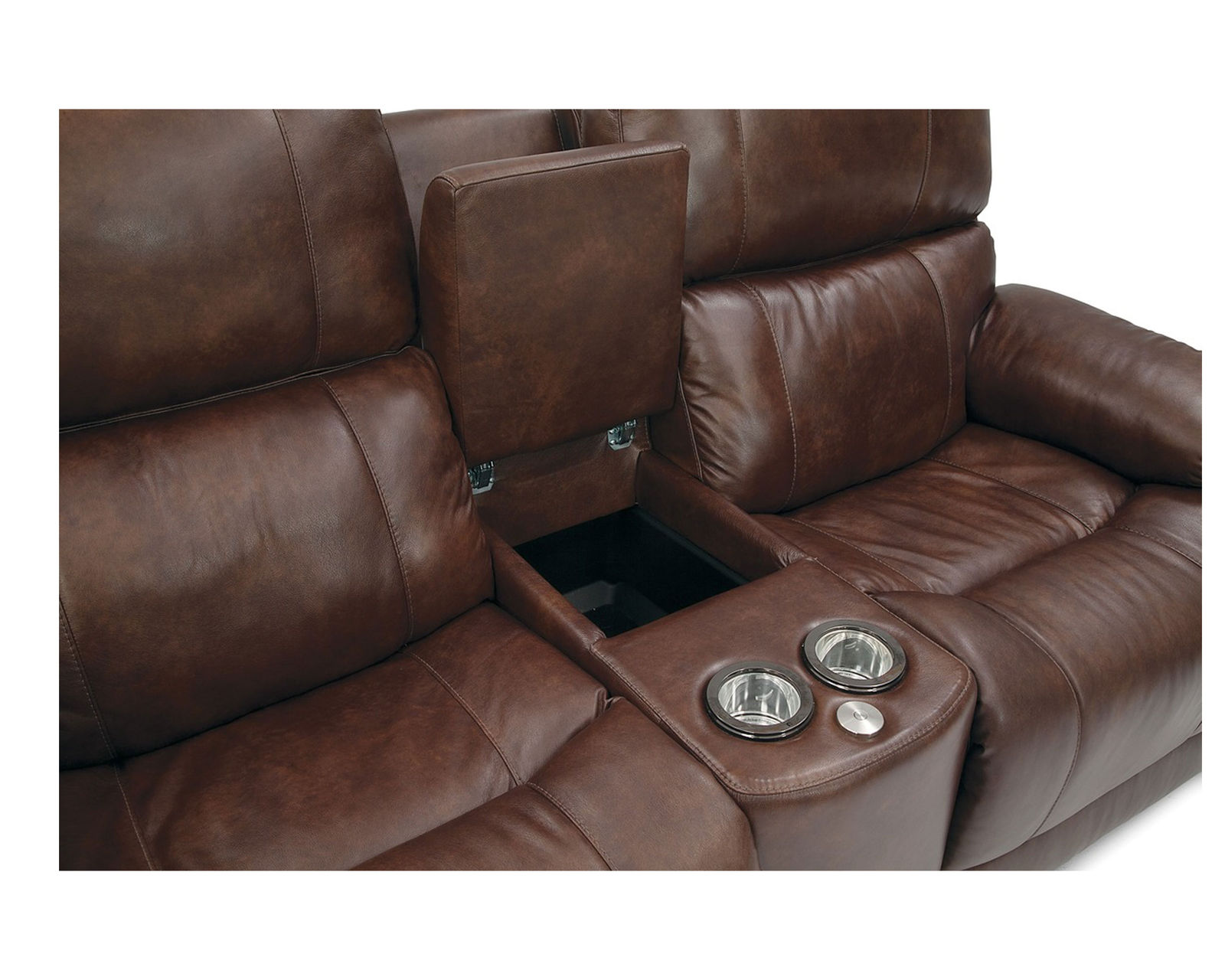 Kenaston 41064 Power Headrest Power Reclining Sofa (86") +200 colors - Center console storage with cupholders
