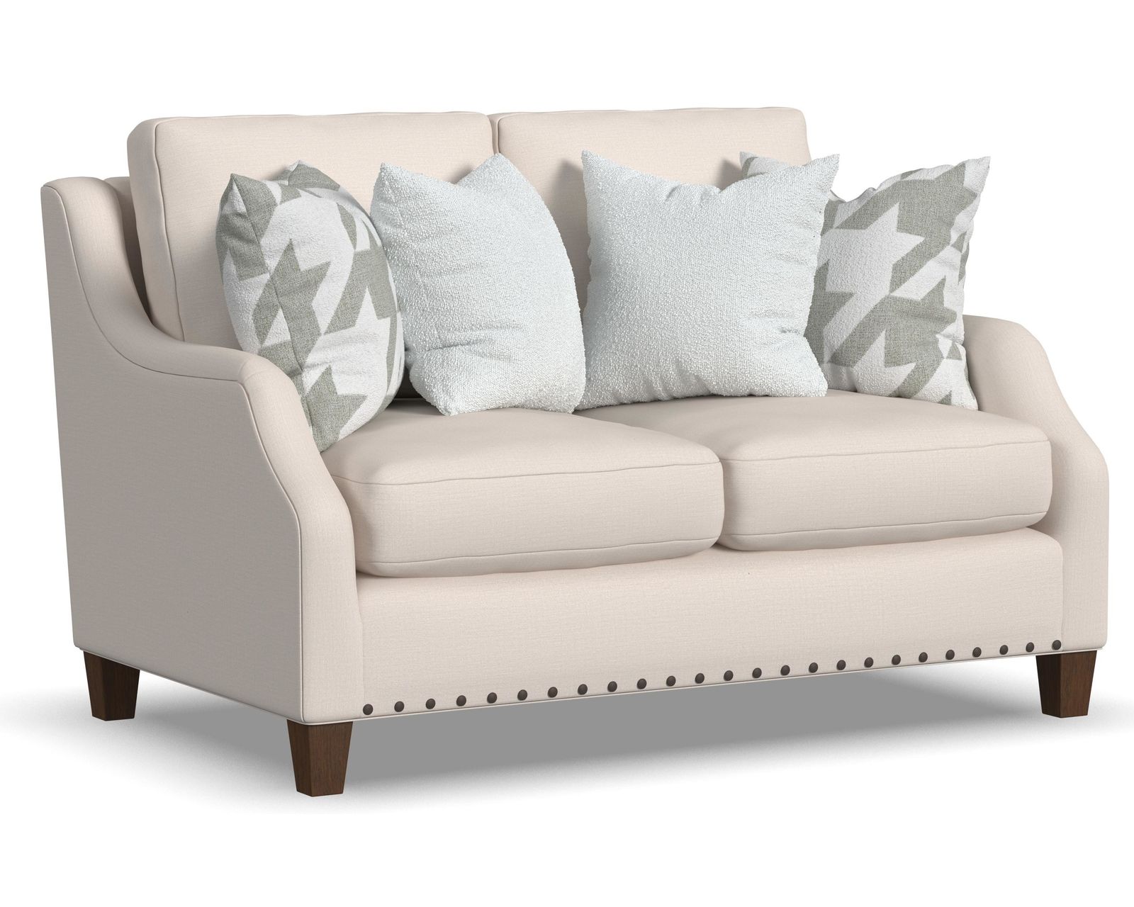 Gianna 7824 Chair (+100 fabrics) - Gianna Nail Head Loveseat