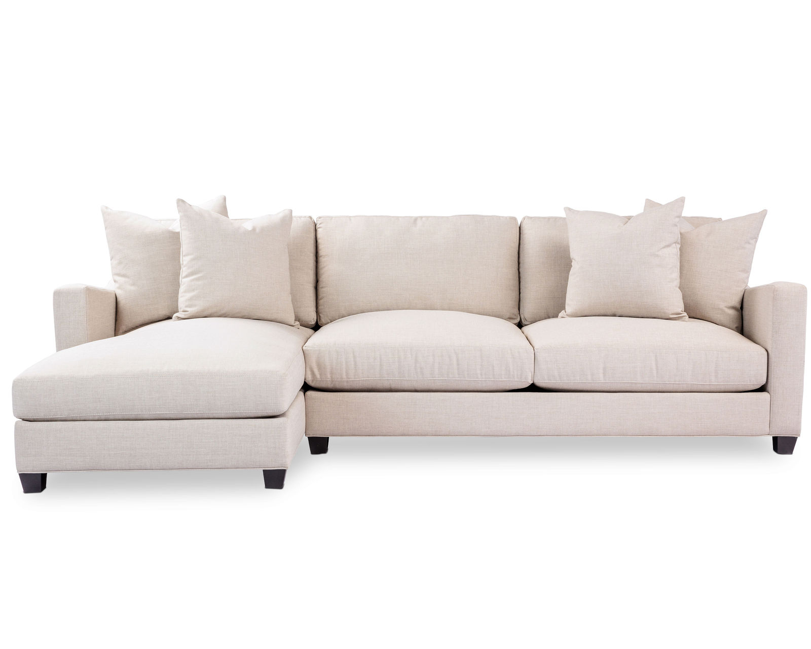 Warner Stationary Sectional (100+ fabrics) Down Cushions - Sectional Layout A