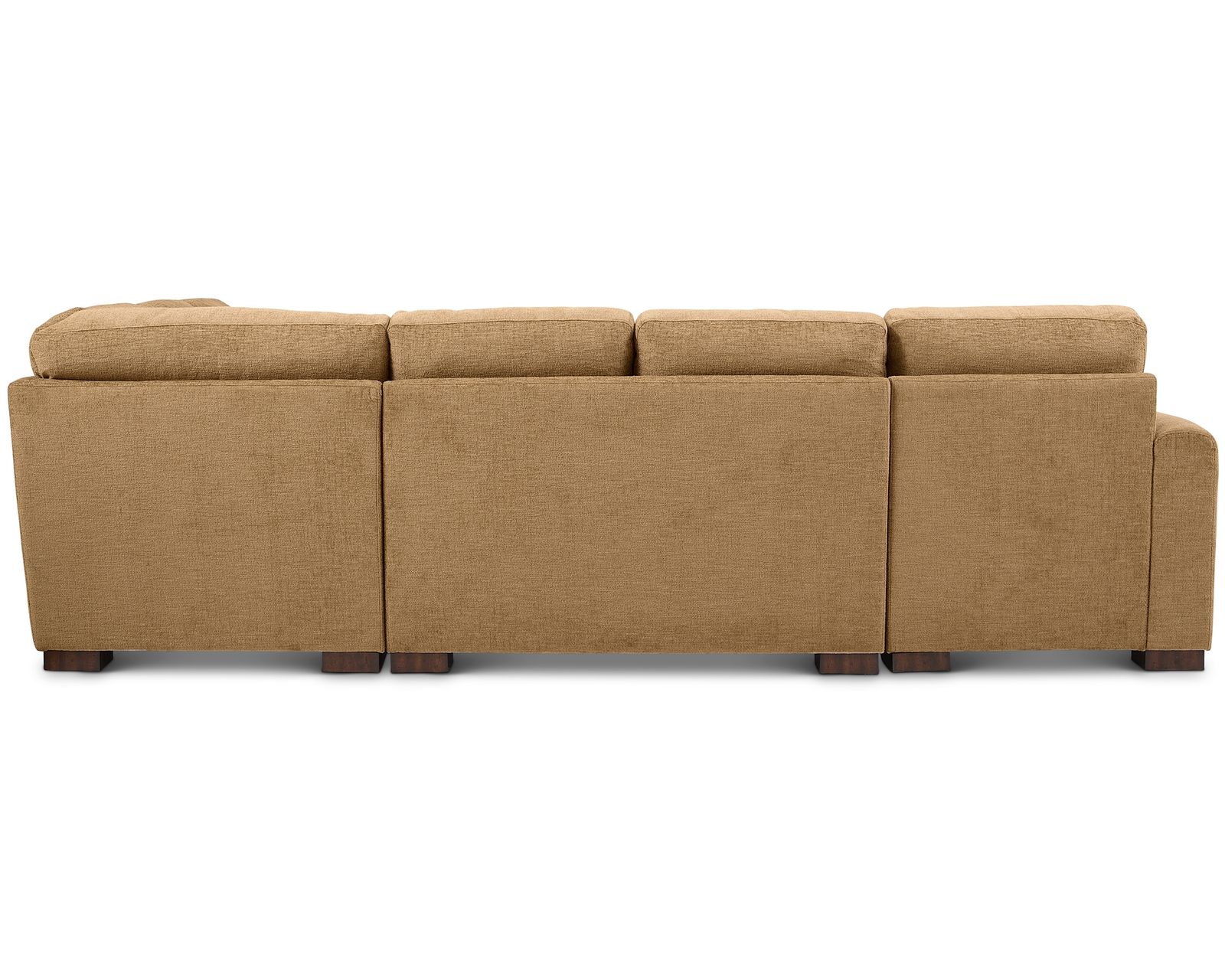 Rudy 5565 Sectional (+90 fabrics) - Layout D: Four Piece Sectional 65" x 124" x 98"