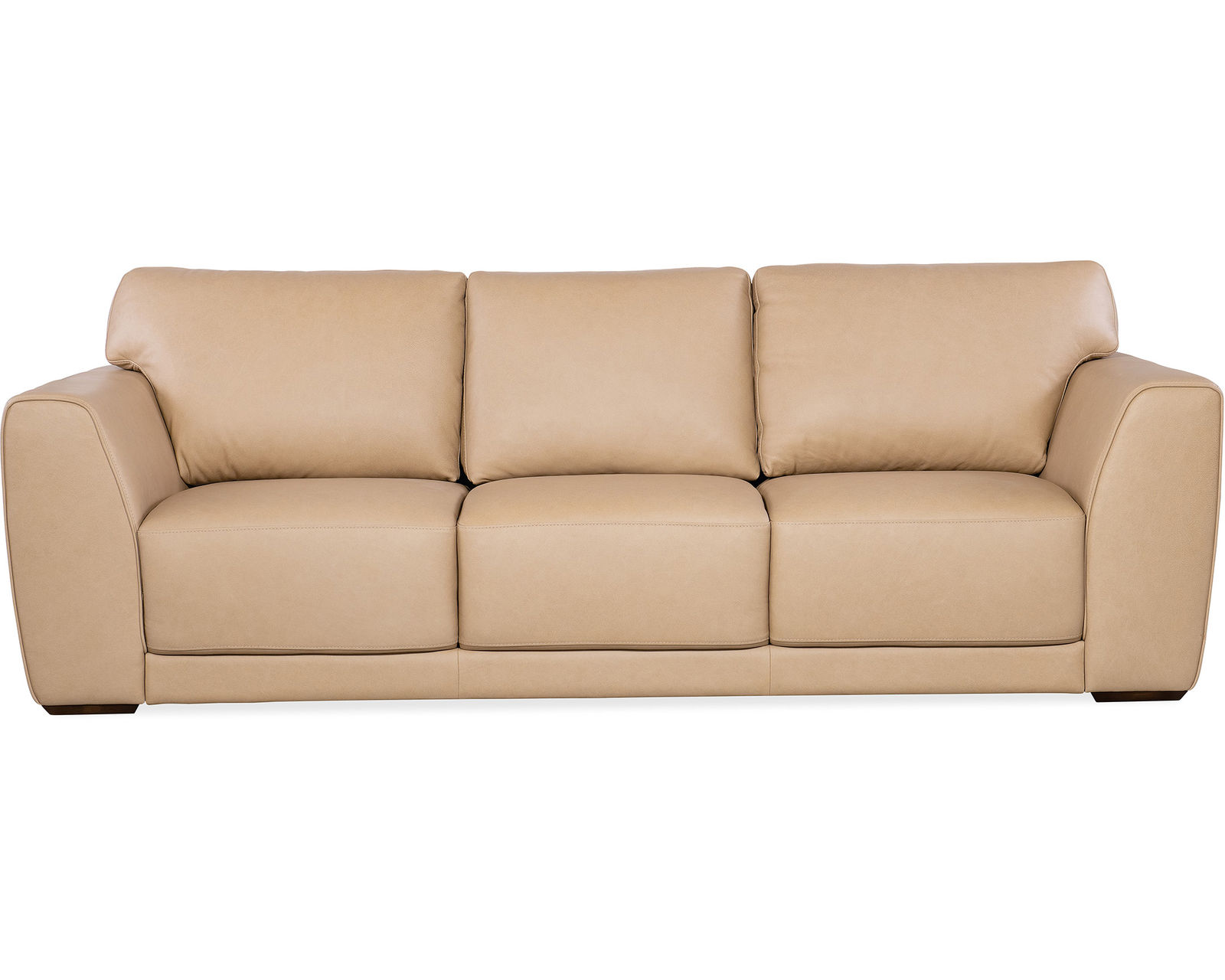 Keys Leather Tan Sofa 97" (In stock)