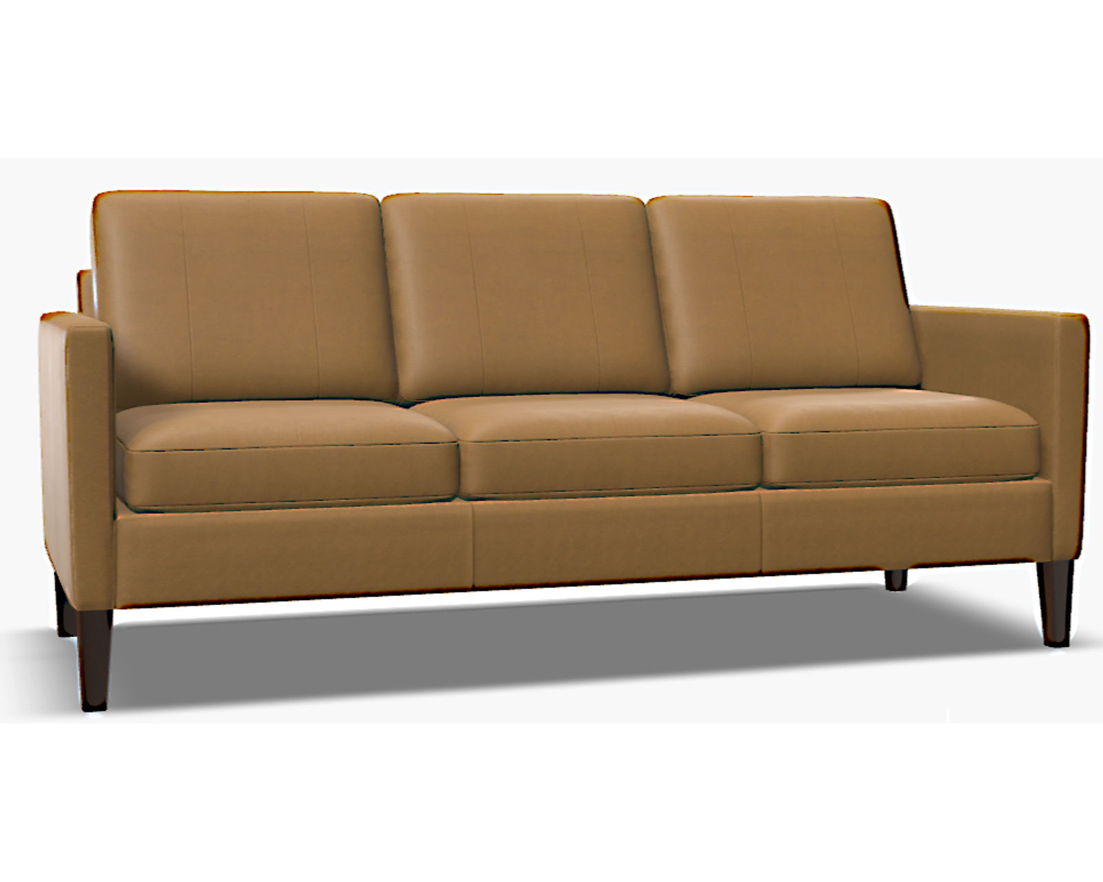 Soren 77171 Track Arm Sofa (83") +100 leathers - Soren 83" Sofa (three cushions)