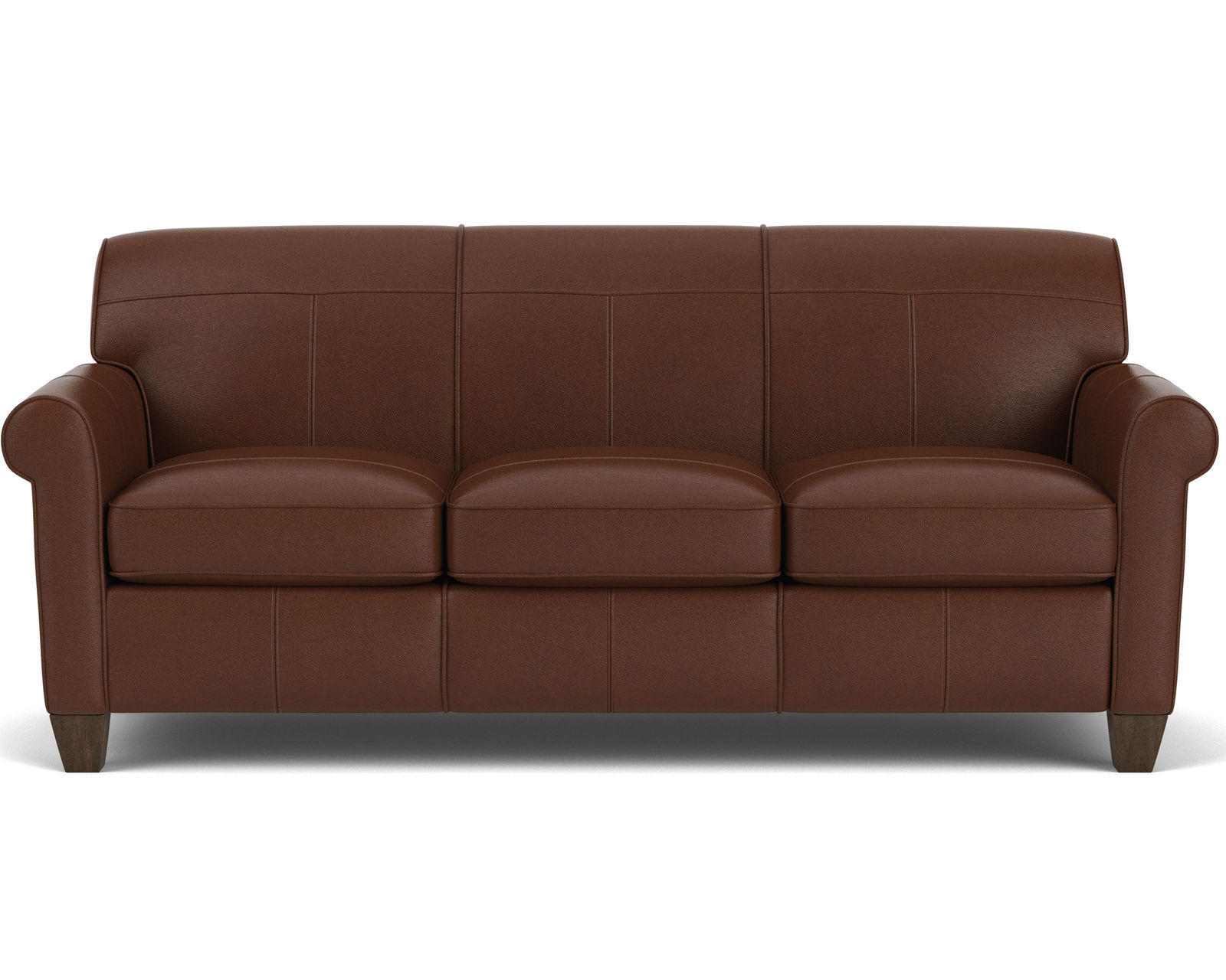 Dana 82" Stationary Leather Sofa (Leather choices) - Dana 82" Leather Sofa