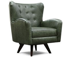 Harlow 8C00 Leather Swivel Chair (29 Top-Grain Leather Choices)