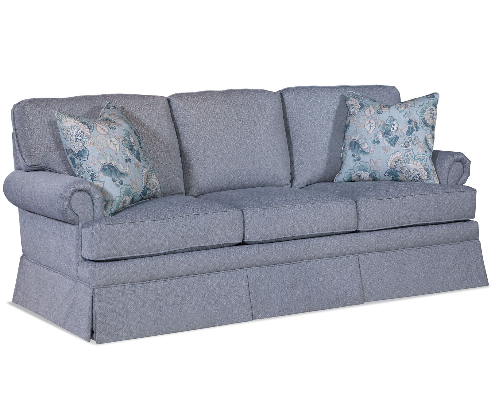 Bradbury 6126 Skirted Sofa (Fabric choices) 82"