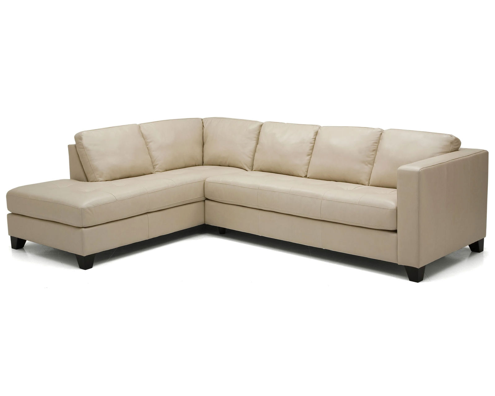 Jura 77201 Leather Sectional (100+ leathers) - Layout B Two Piece Sectional (Chaise Left Side) 84" x 116"