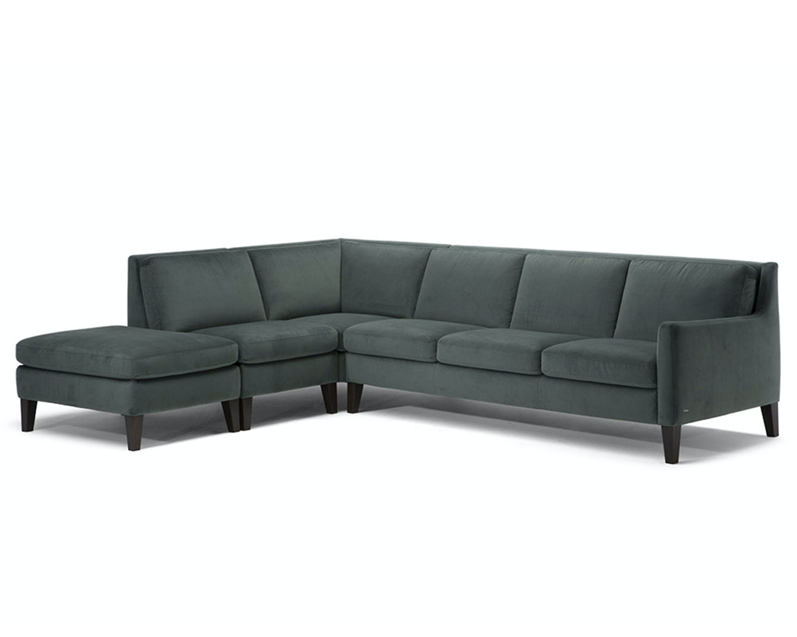 Quiete C009 Sectional (+40 fabrics) - Layout C: Four Piece Sectional - 91" x 119" 