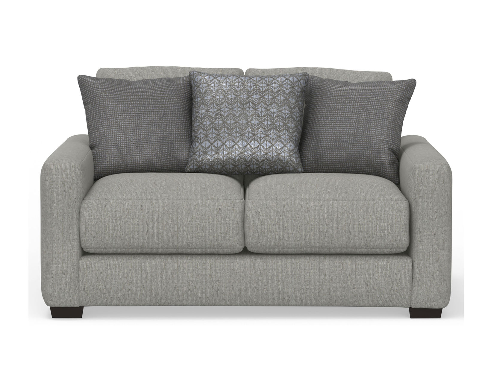Hyde Park 94" Stationary Sofa (2 colors) includes pillows - Hyde Park Loveseat in Stone
