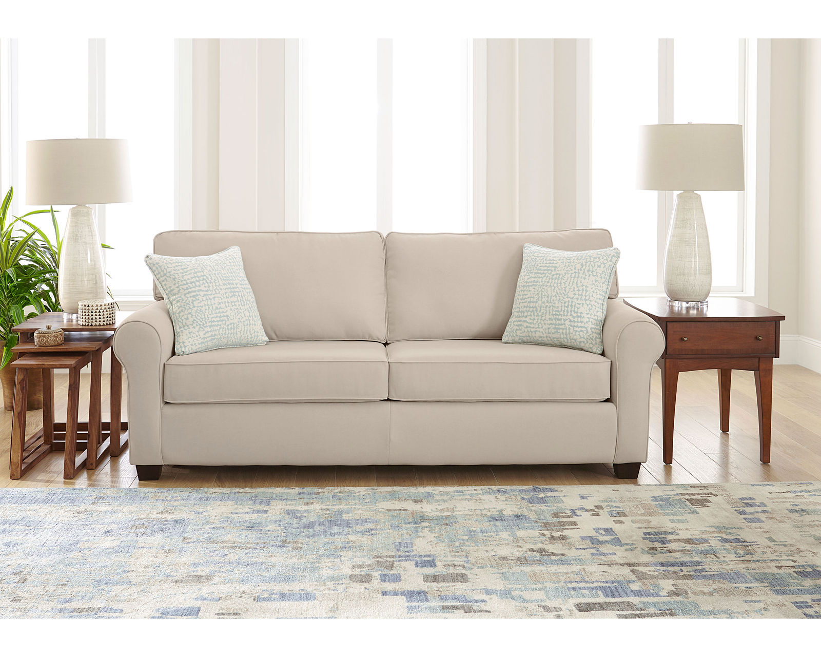 Shannon Twin - Full - Queen Sleeper (+140 fabrics) - Shannon Queen Size Sleeper