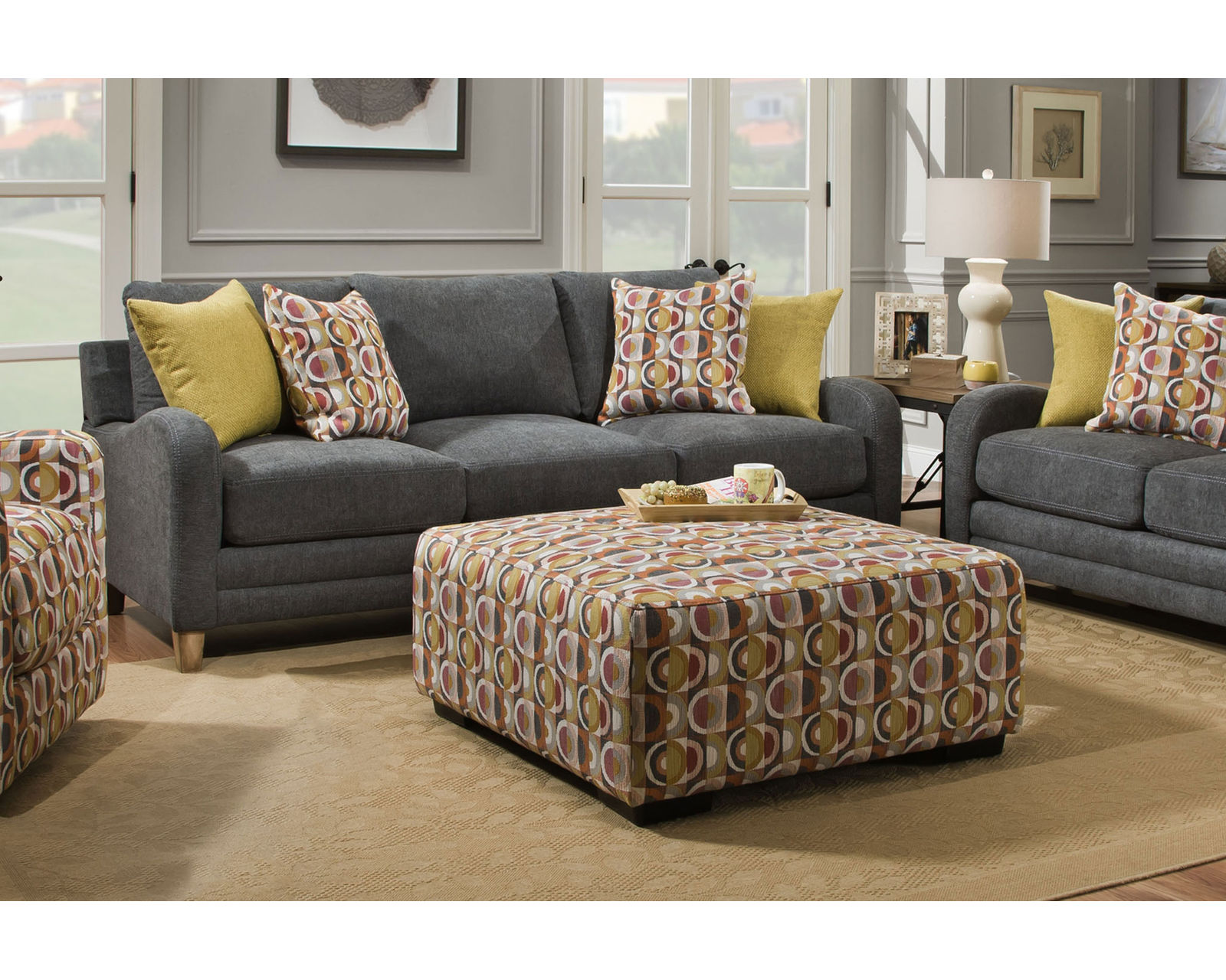 Palmer Stationary Sofa (88") Includes Pillows