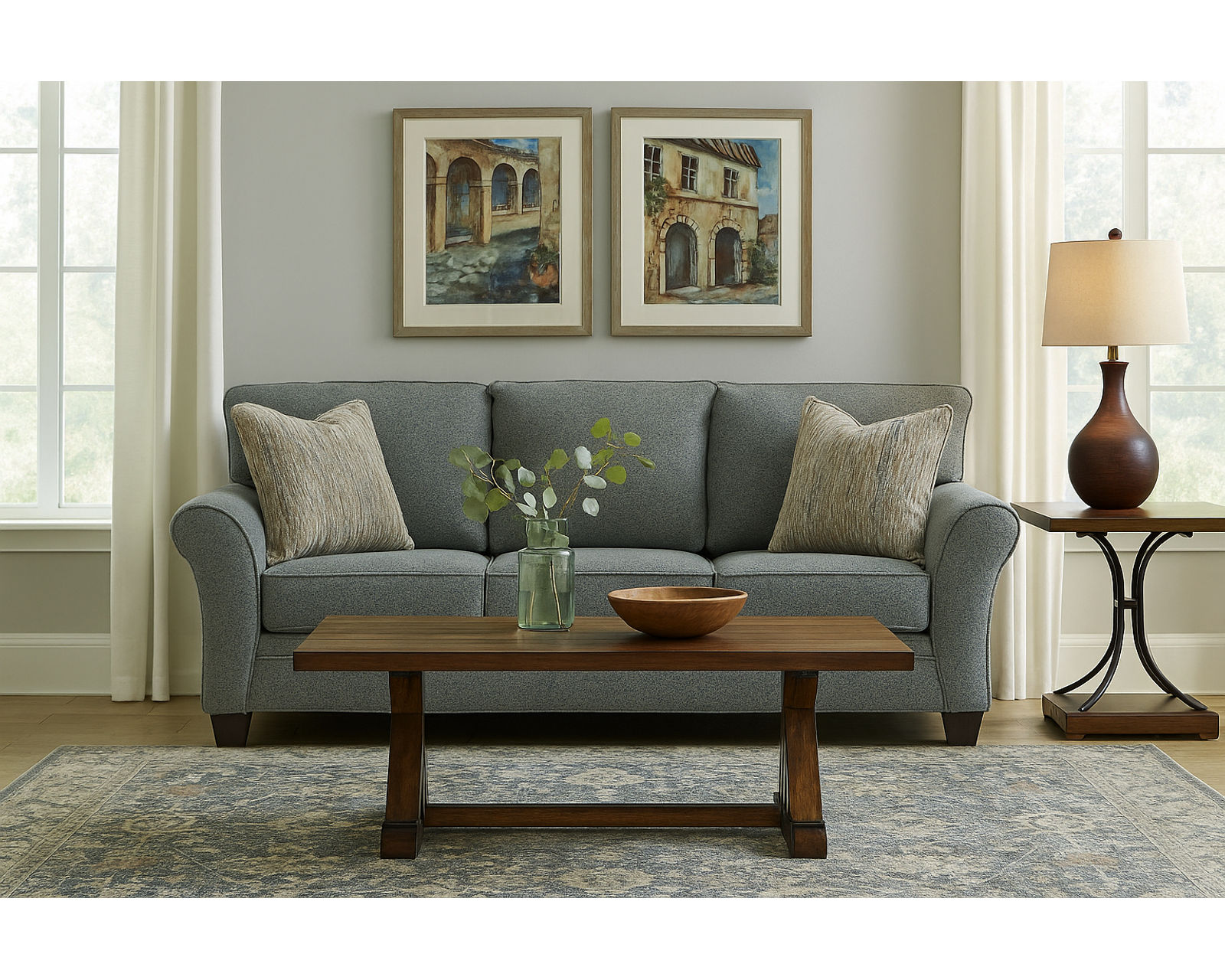 Sheldon 7507 Sofa (86") +100 performance fabrics - Sheldon 86" Sofa