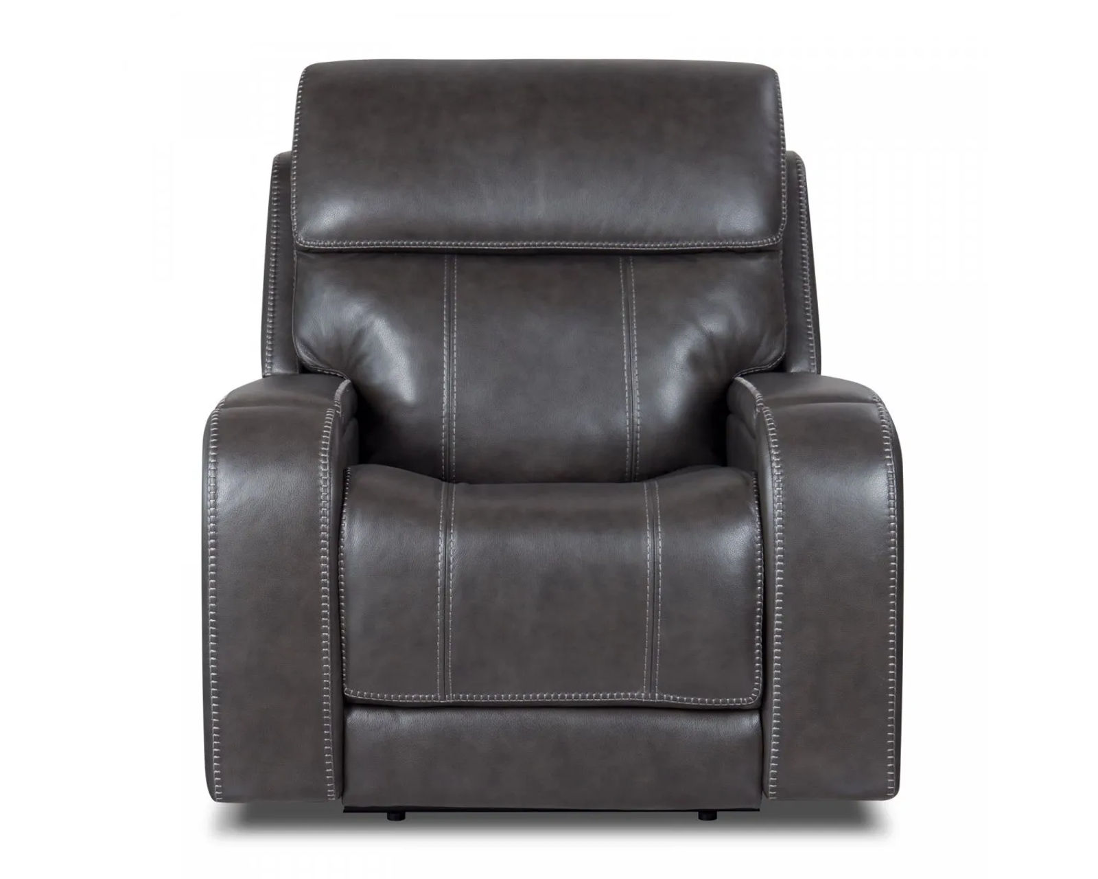 Glenwood 88" Leather Sofa w/Power Recline, Power Head Rests & Power Lumbar (Lay Flat) Ocean (In stock) - Also available in leather color Steel