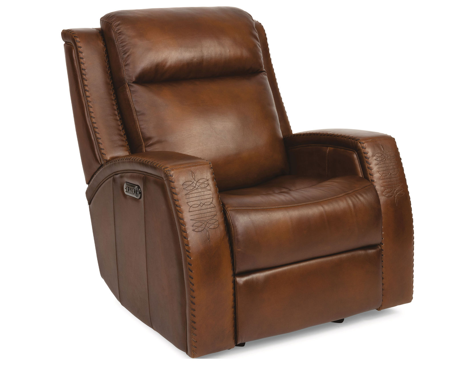 Mustang Power Reclining Loveseat with Console and Power Headrests (in stock)