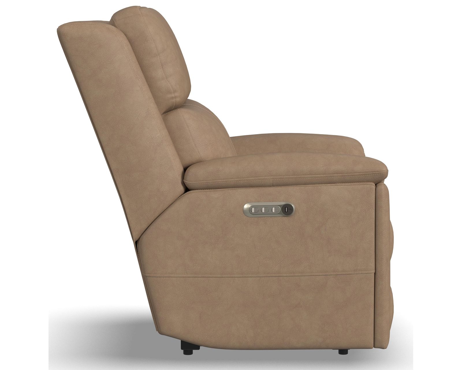 Porter Triple Power Reclining Sofa with Drop Down Table (+15 leathers) - Porter Triple Power Leather Reclining Loveseat