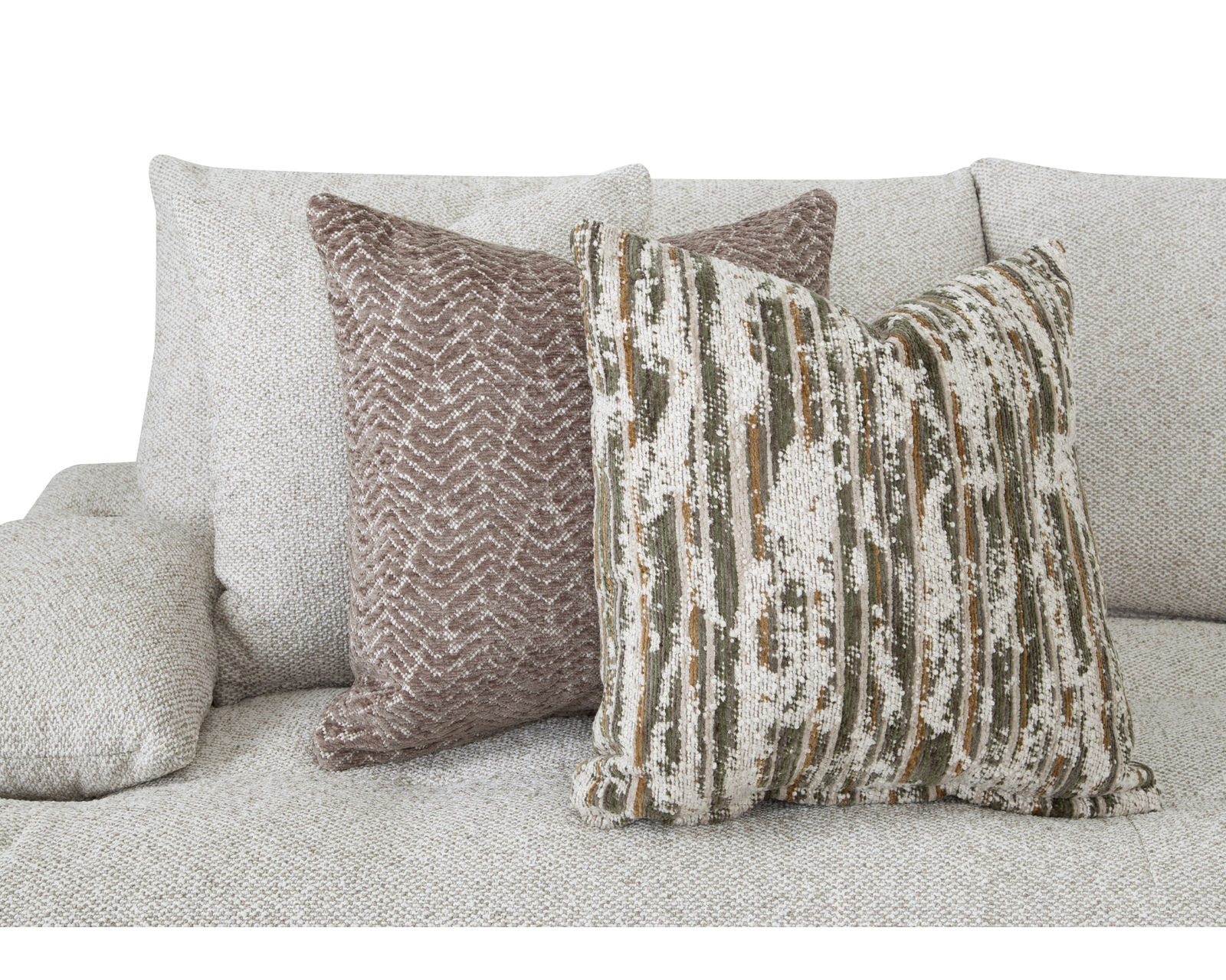 Jade 831 Three Piece Sectional with USB Charging Ports (Cloud Like Comfort) - Everything You Need for a Beautifully Designed Room.