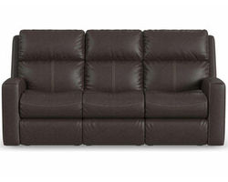 Score Zero Gravity Leather Power Reclining Sofa with Power Headrests and Lumbar (Colors Available)