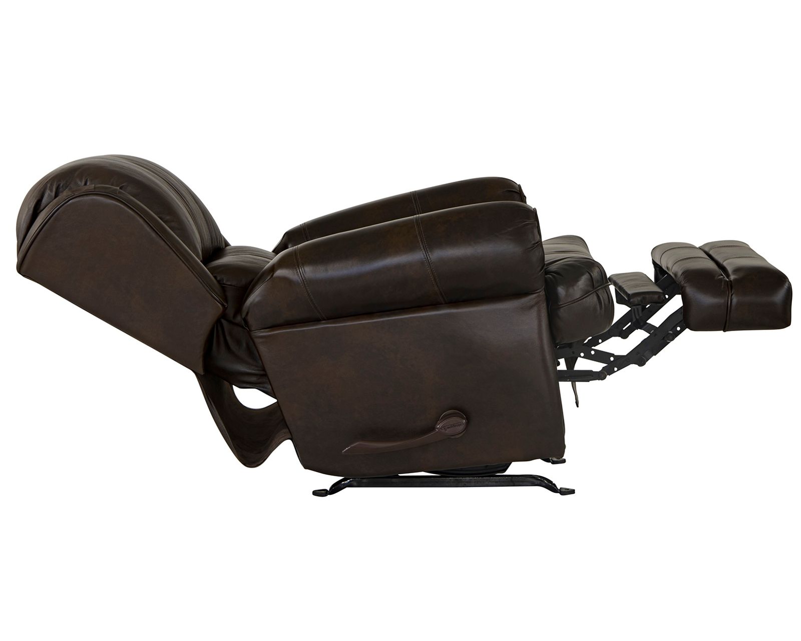 Roberto 94" Top Grain Leather Touch Sofa (Includes Pillows) In stock - Roberto Leather Rocker Recliner