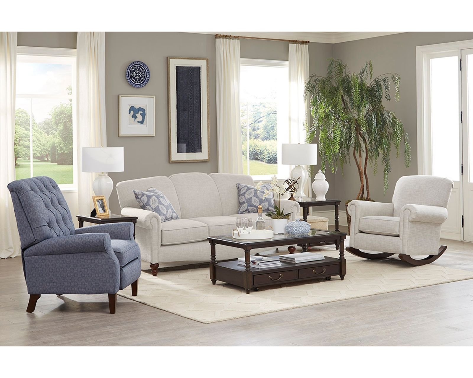 Eliza 79" Sofa  (+101 Standard and Performance Fabrics)