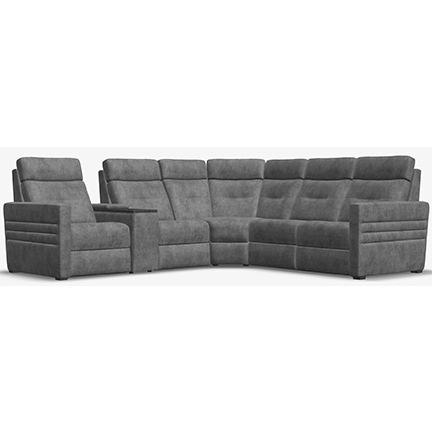 Layout D: Three Piece Reclining Sectional (2 recliners) 111" x 98"